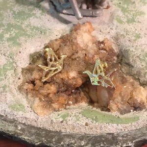 Paper crane earrings BOGO